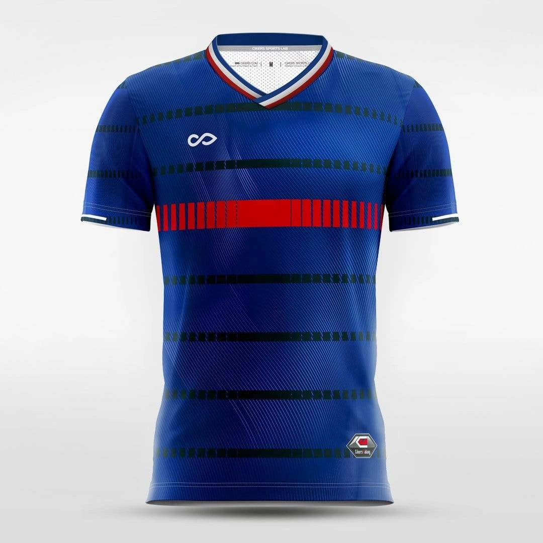 Team France - Customized Men's Sublimated Soccer Jersey