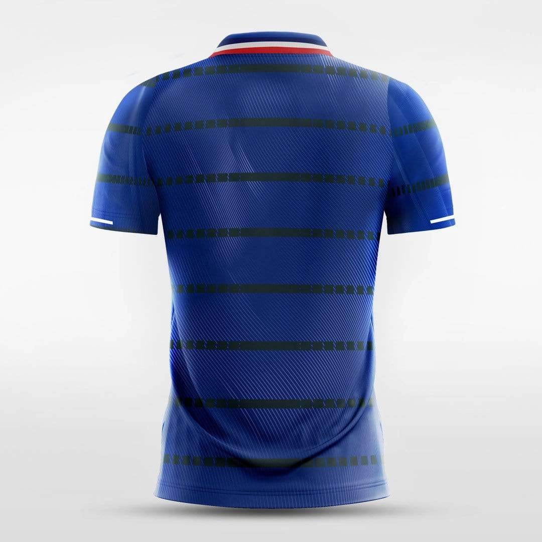 Team France - Customized Men's Sublimated Soccer Jersey