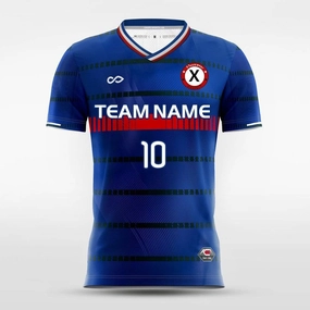Team France - Customized Men's Sublimated Soccer Jersey