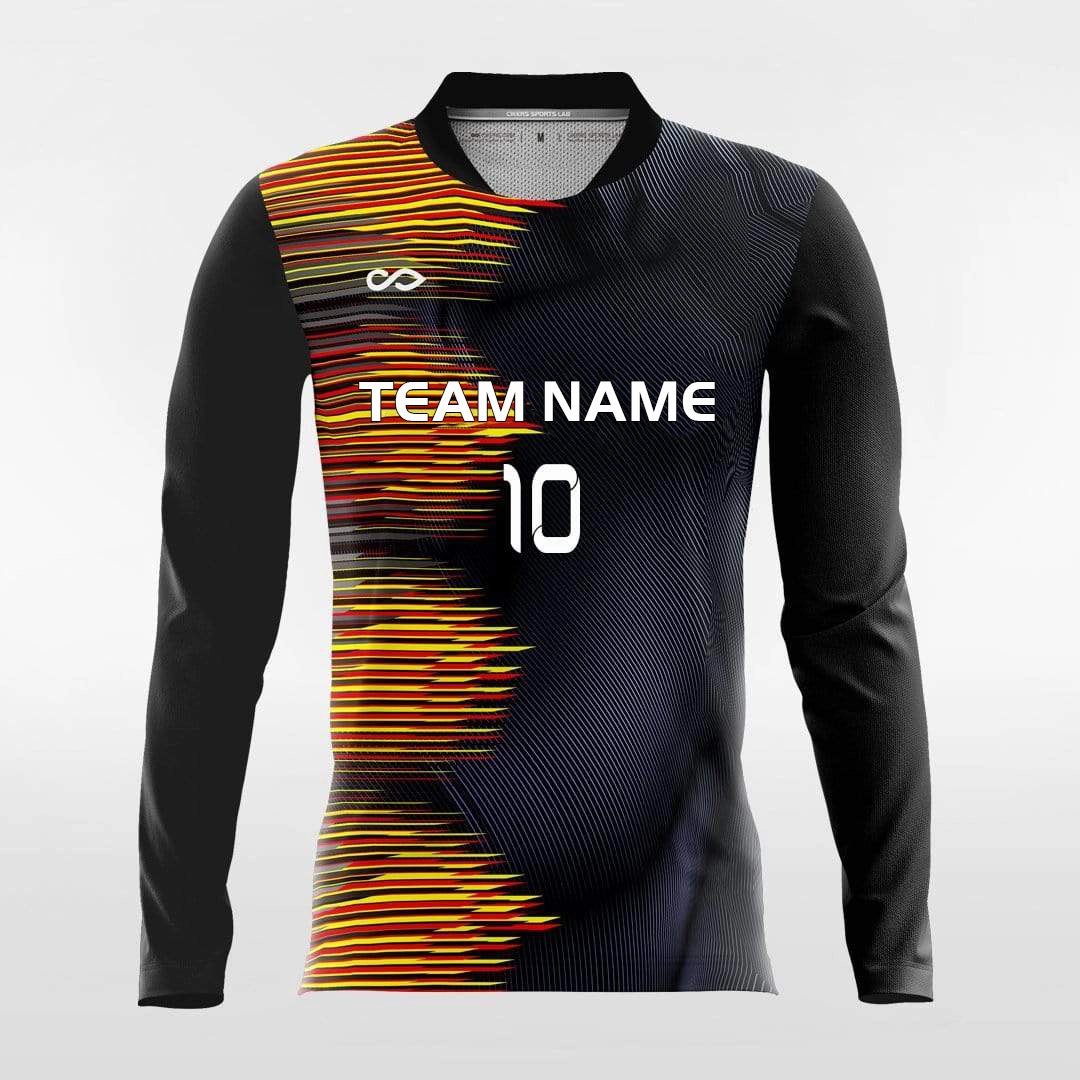 Team Germany - Customized Men's Sublimated Long Sleeve Soccer Jersey