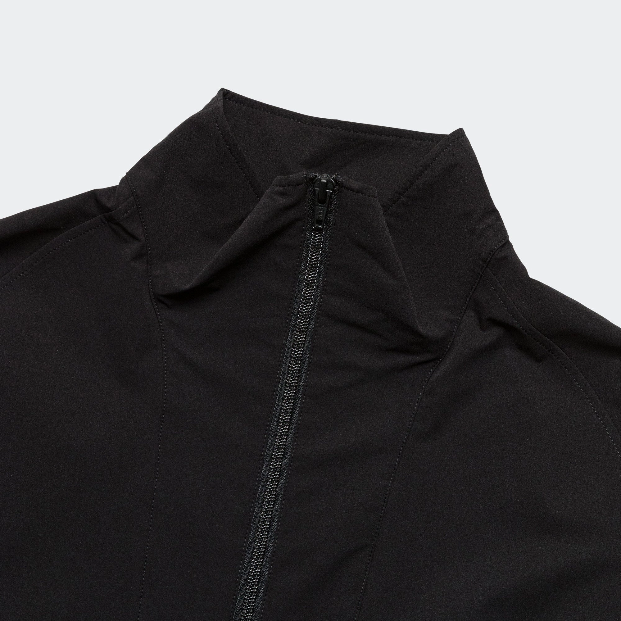 Tech Half-Zip Stand Jacket - Black