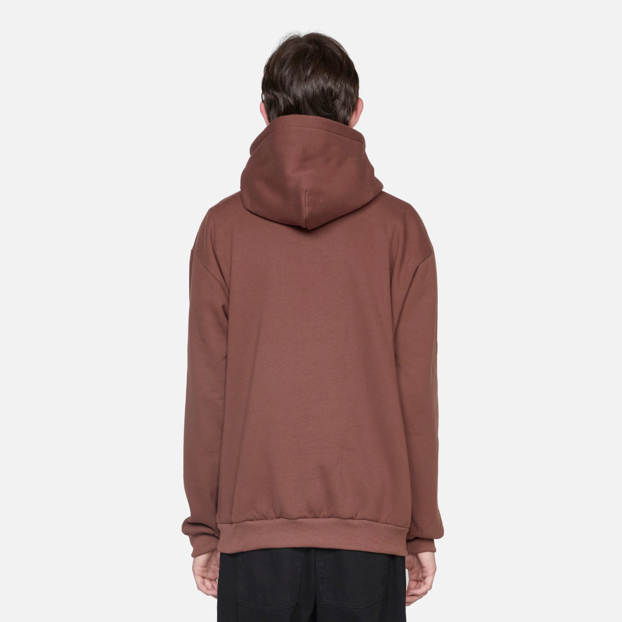Tempo Logo Pullover Hood Chocolate