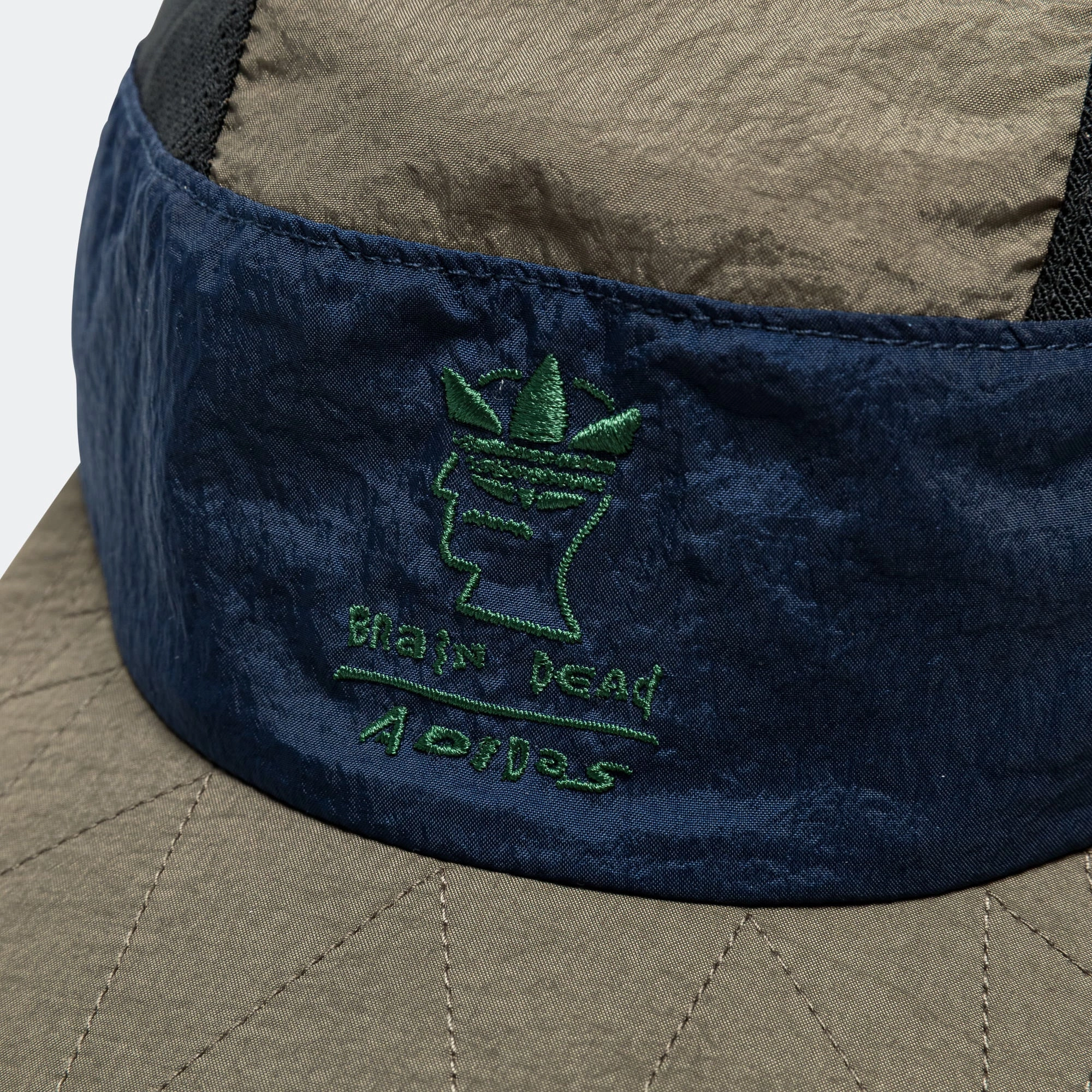 Tennis Cap x Brain Dead - Black/Collegiate Navy