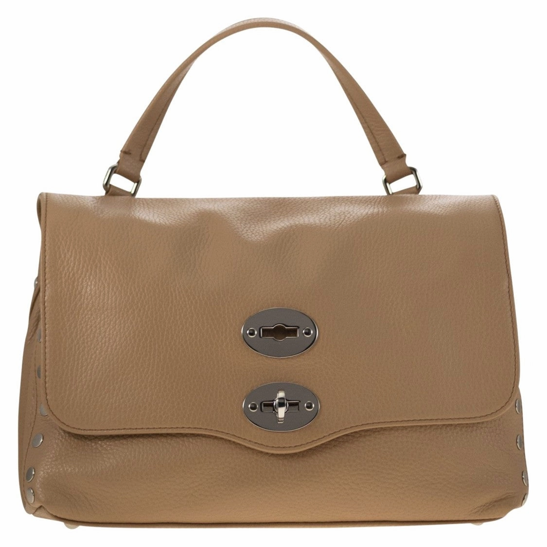 Textured Calf Leather Messenger Bag