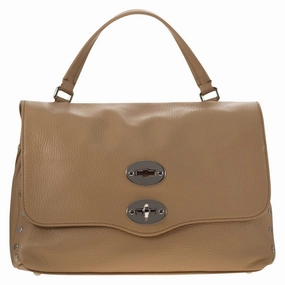 Textured Calf Leather Messenger Bag