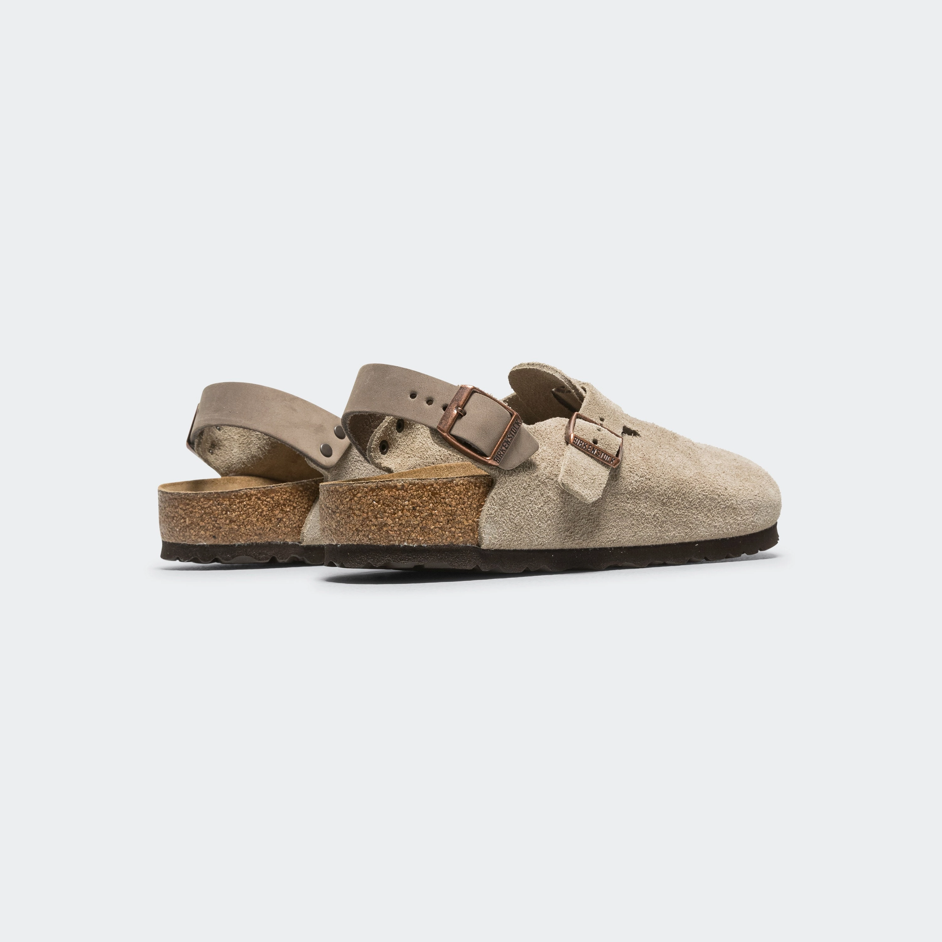 Tokio - Taupe Suede Leather