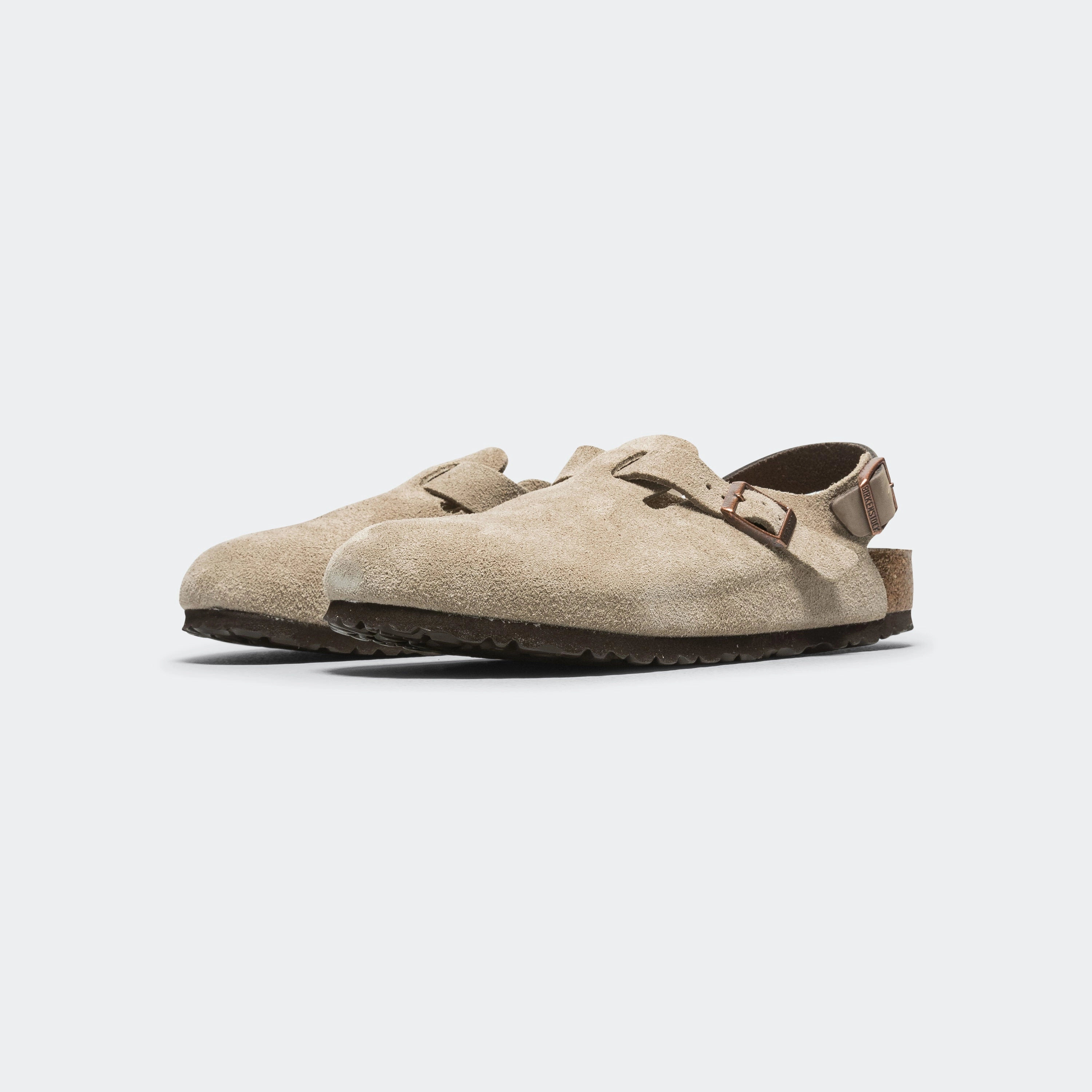 Tokio - Taupe Suede Leather