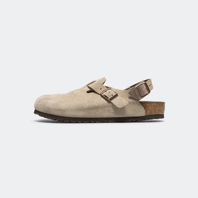 Tokio - Taupe Suede Leather