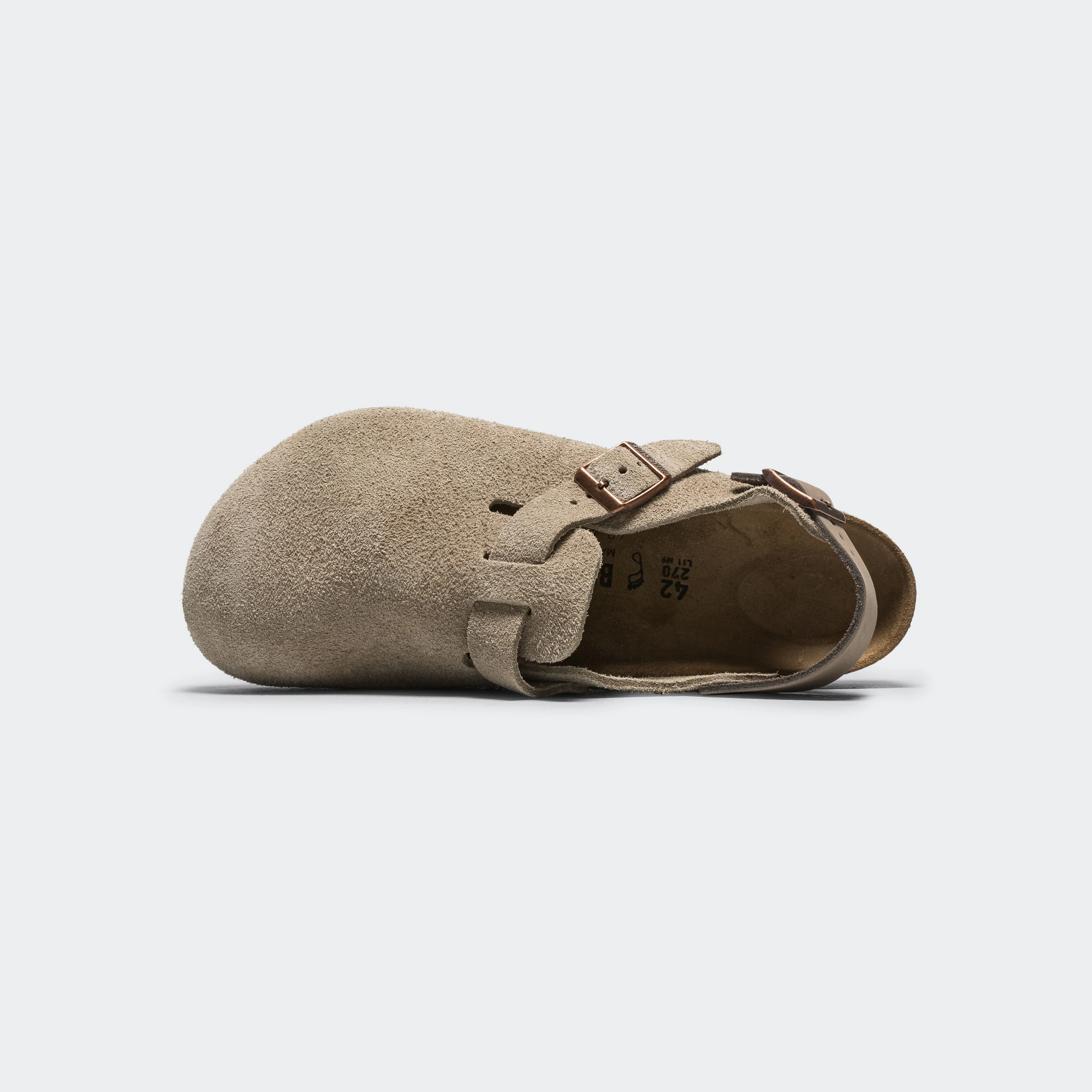 Tokio - Taupe Suede Leather
