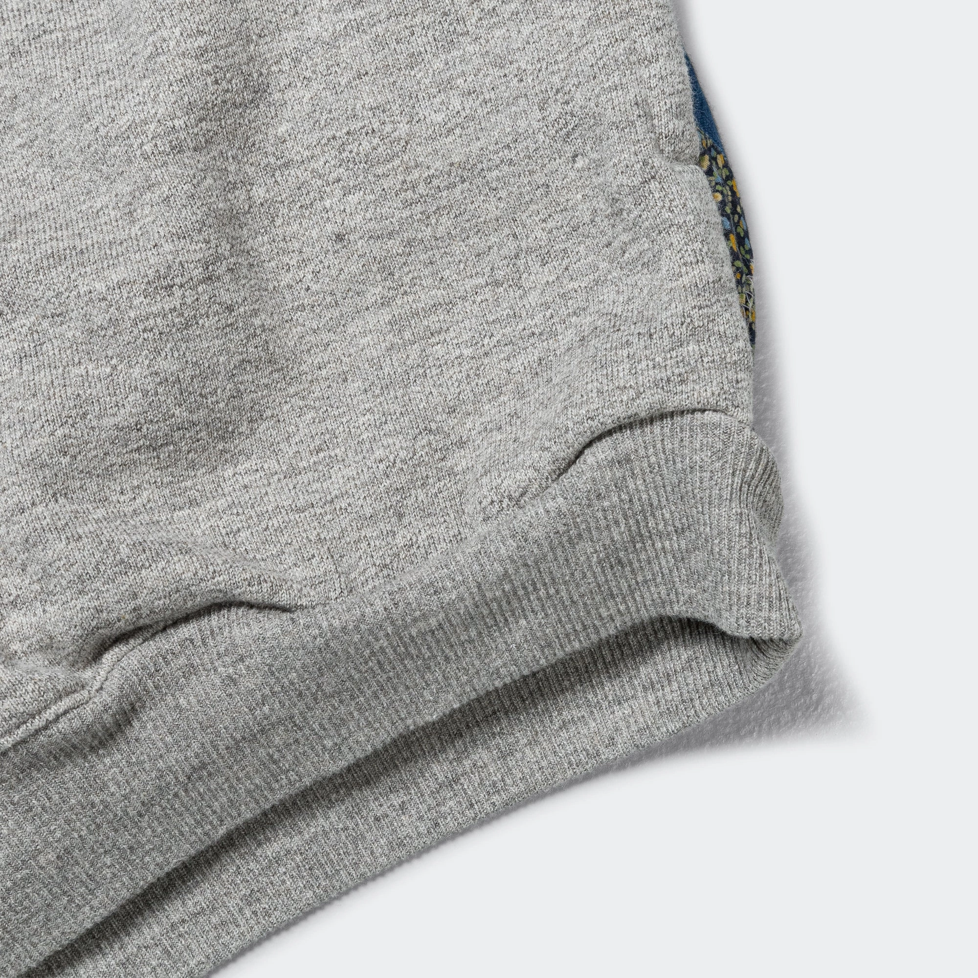 TOP SWT Knit x YABANE Quilt 2 TONES BIG Vest - Grey/IDG
