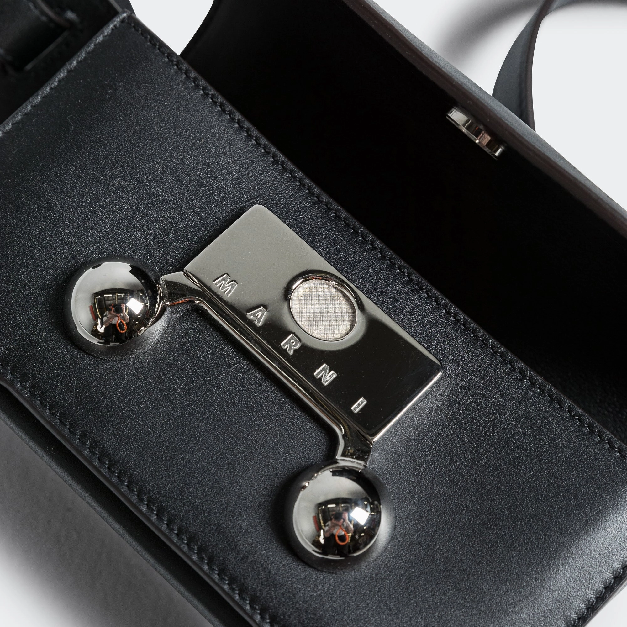 Trunkaroo Medium Crossbody Bag - Black Leather