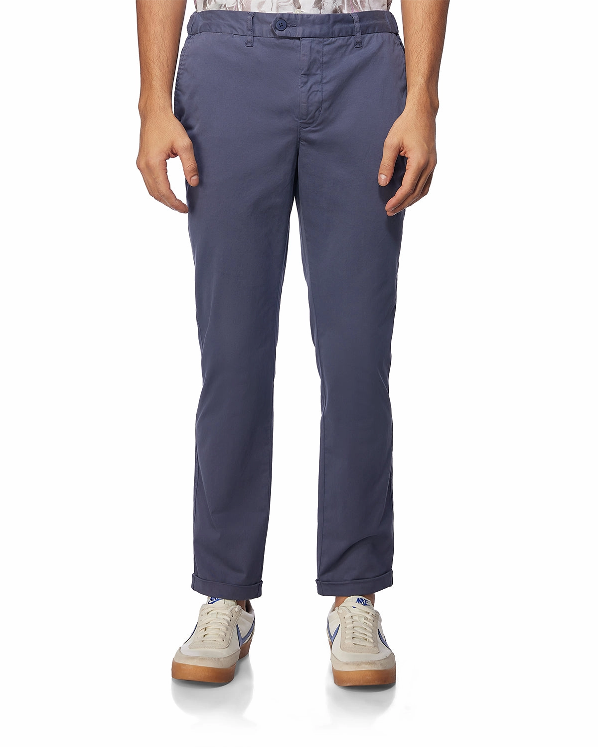 Vintage-Day Casual Chinos - Navy