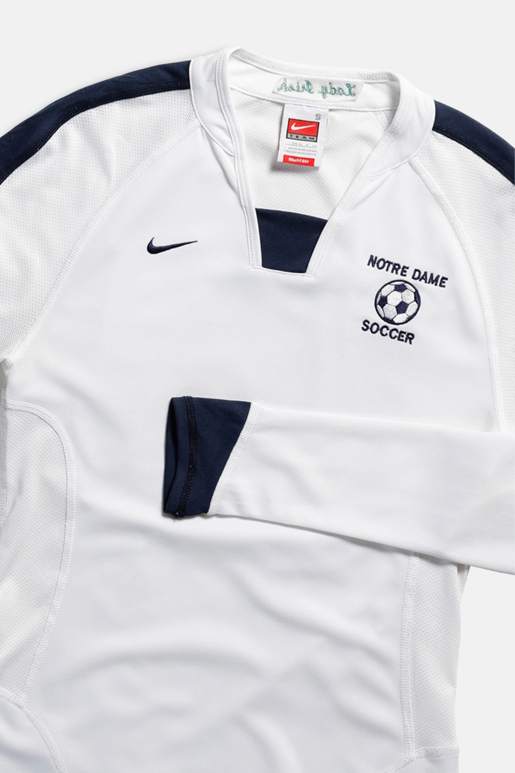 Vintage Notre Dame Long Sleeve Soccer Jersey - Women's S