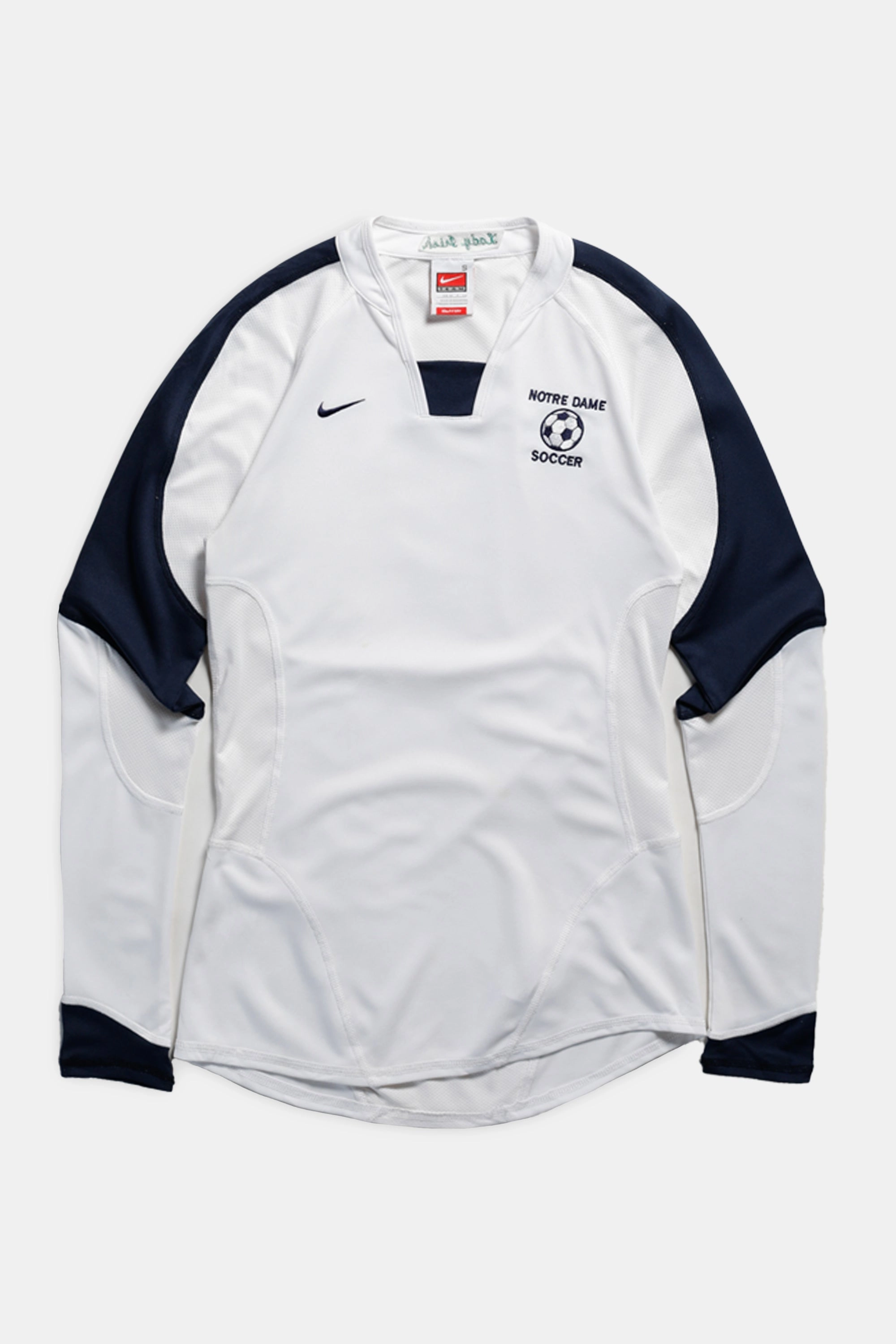Vintage Notre Dame Long Sleeve Soccer Jersey - Women's S