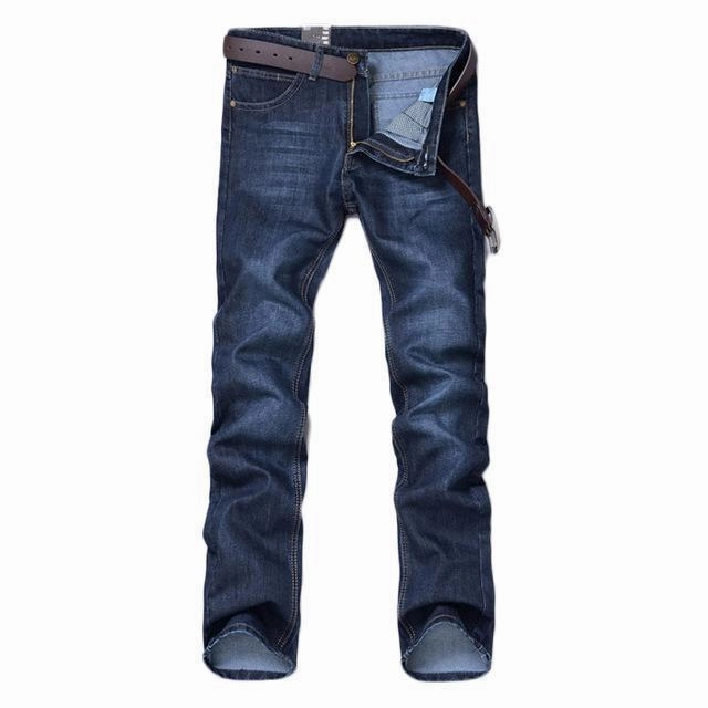 West Louis™ Denim Casual Blue Jeans