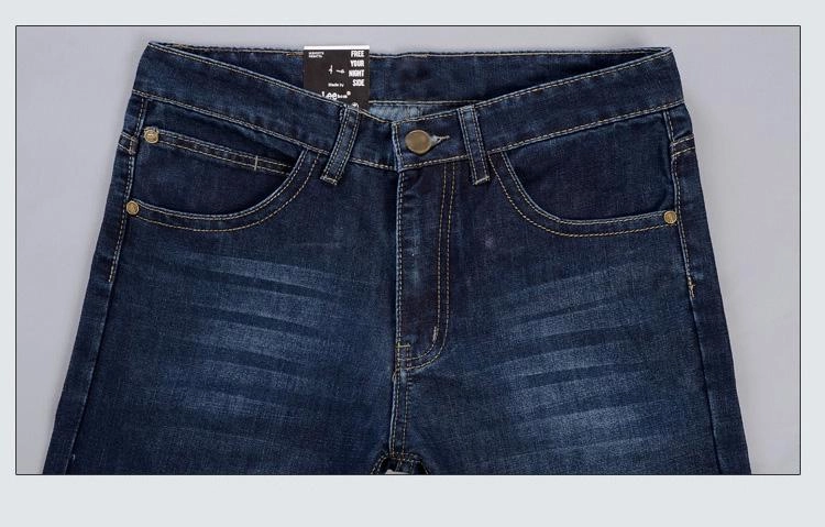 West Louis™ Denim Casual Blue Jeans