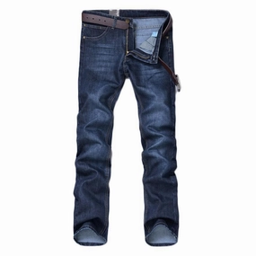 West Louis™ Denim Casual Blue Jeans