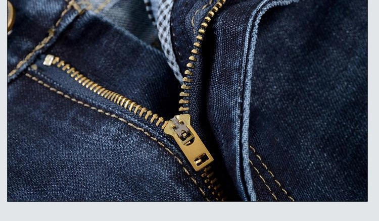 West Louis™ Denim Casual Blue Jeans