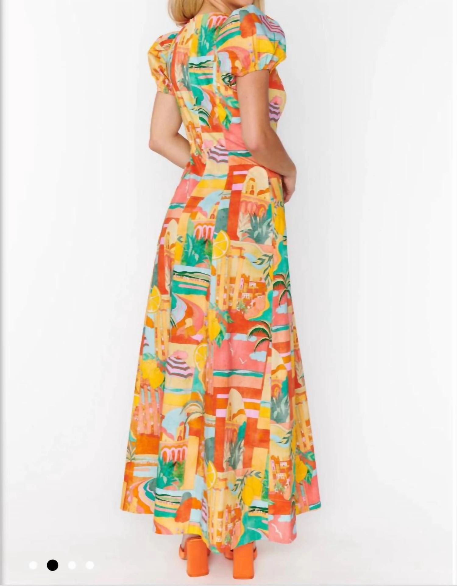 Winnie Maxi Dress In Multi