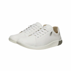 Women's KNX Leather Sneaker - Star White/Star White (Regular Width)