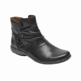 Women's Penfield Ruched Boot - Black (Regular Width)