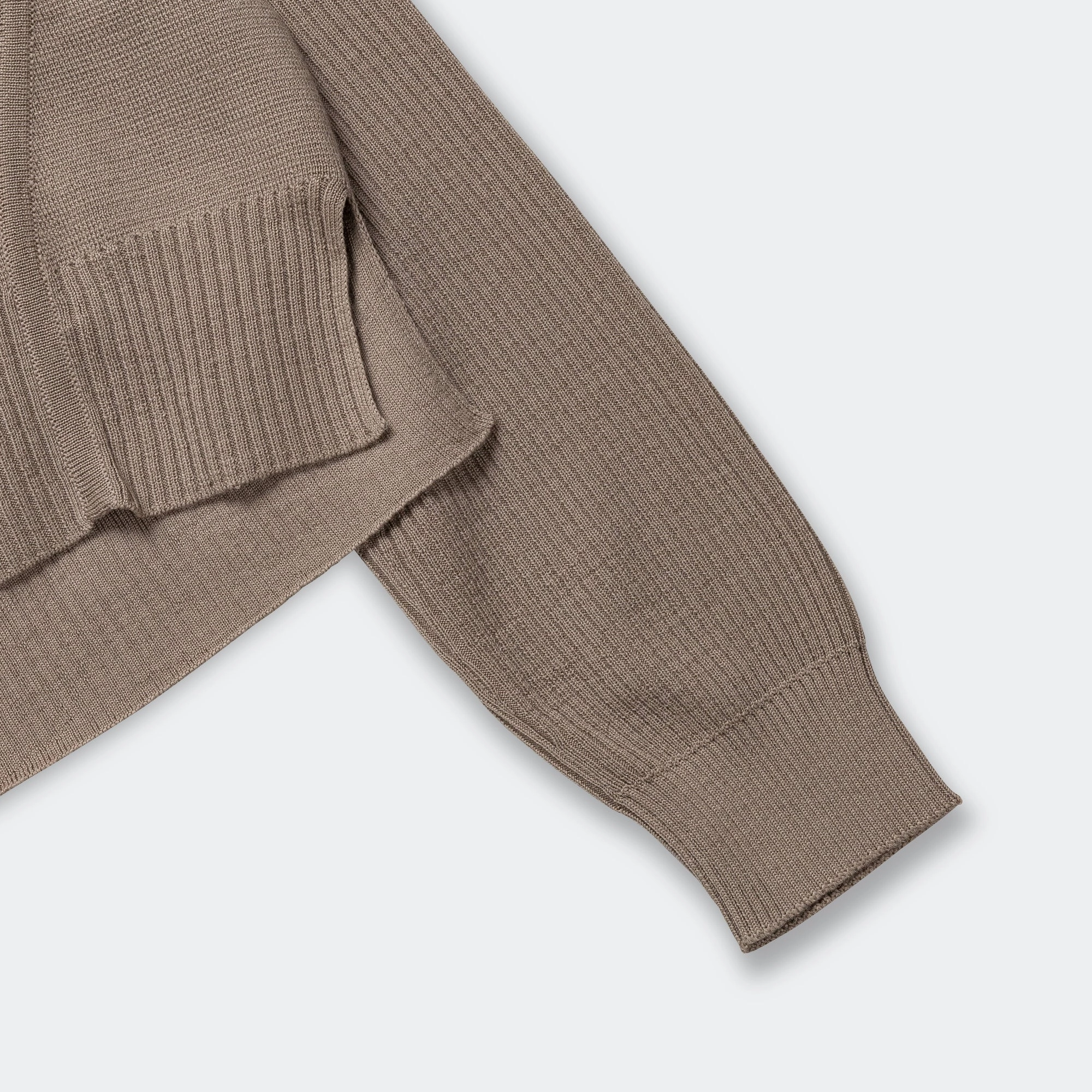 Womens ESC Knit Sweater - Sepia Stone/Clear