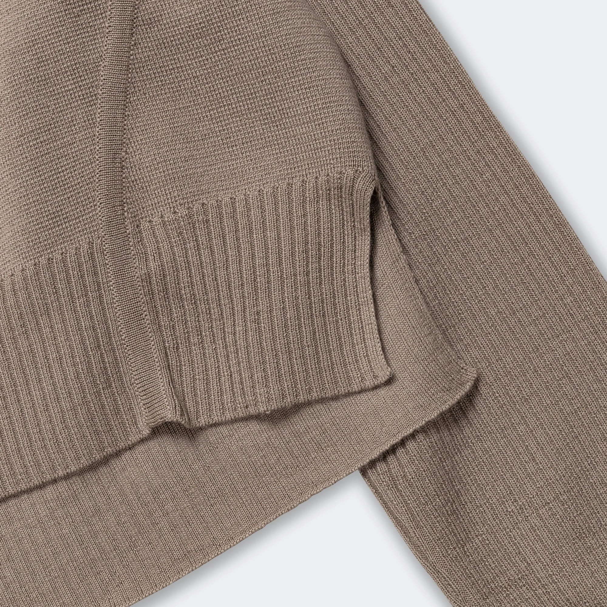 Womens ESC Knit Sweater - Sepia Stone/Clear
