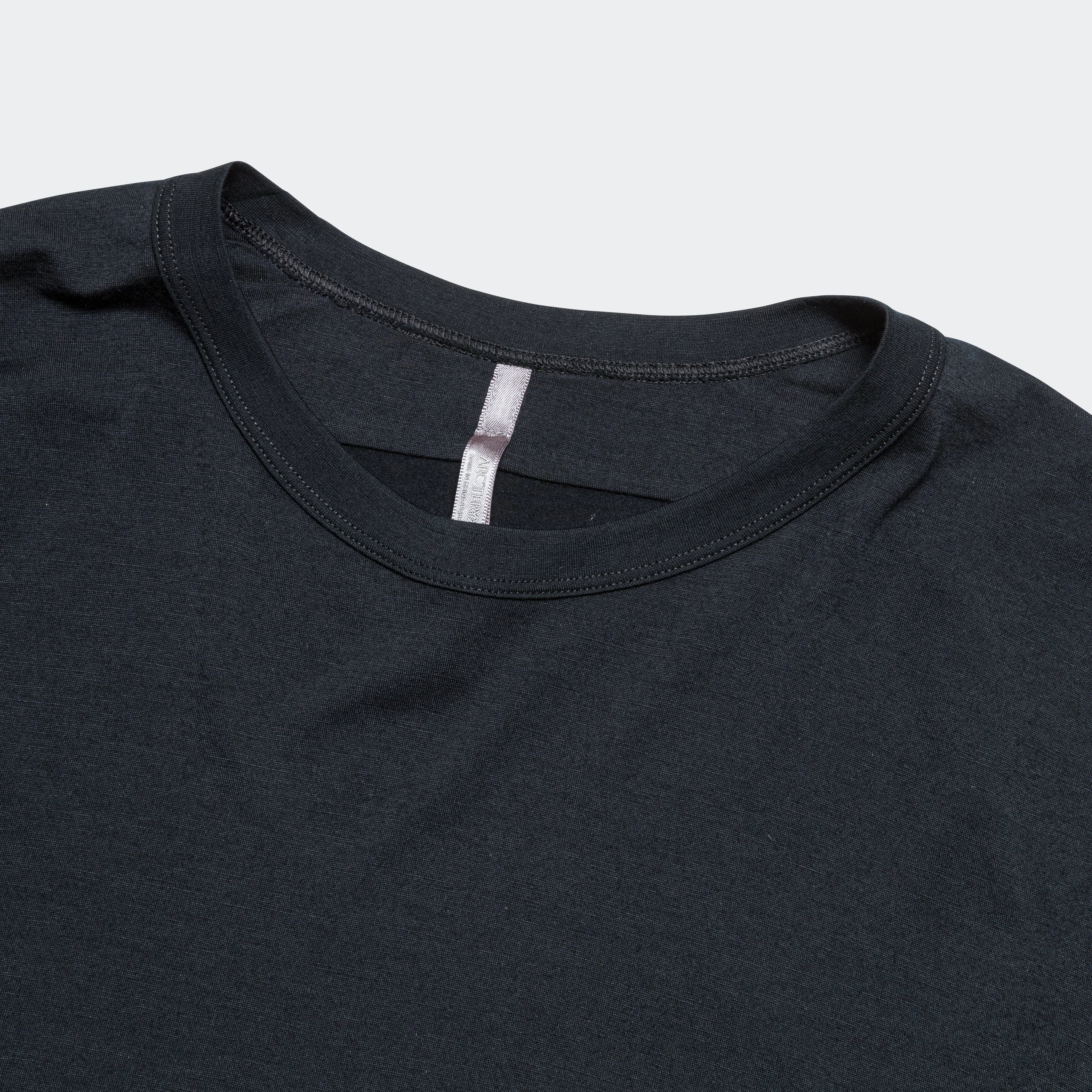 Womens Frame LS Crew - Black