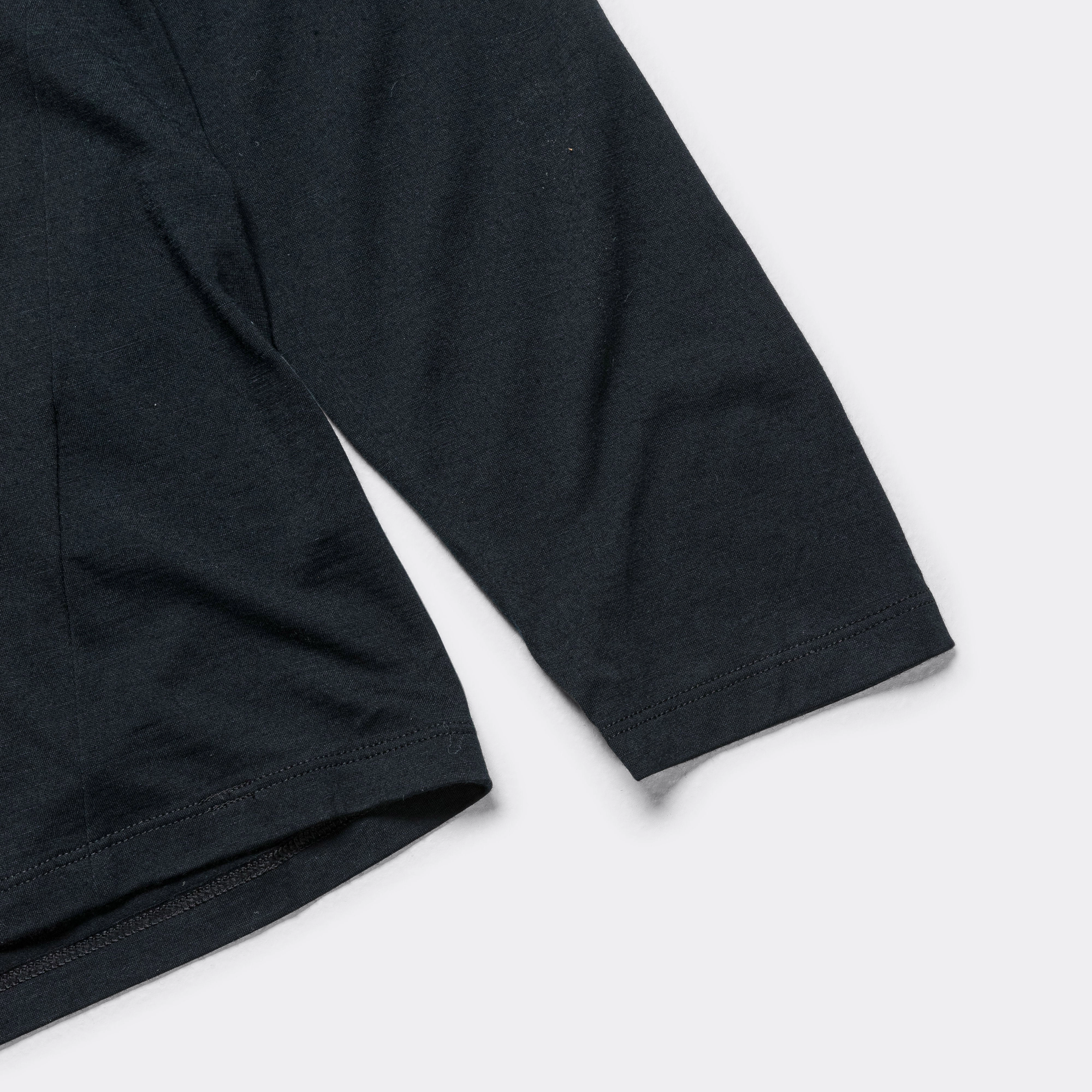 Womens Frame LS Crew - Black