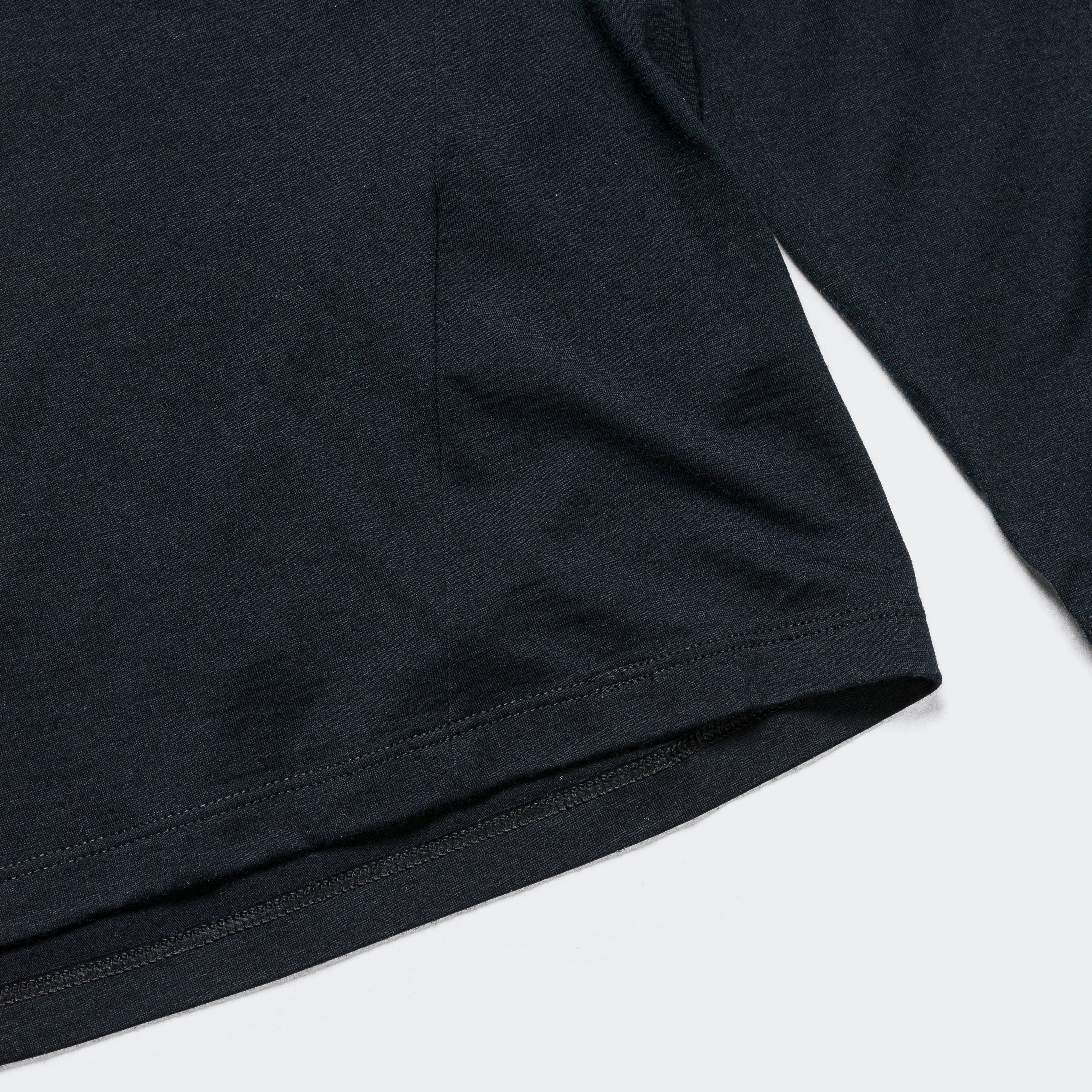 Womens Frame LS Crew - Black